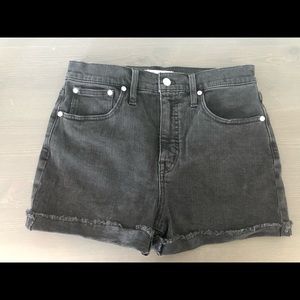 Madewell Black Denim Shorts | Brand New